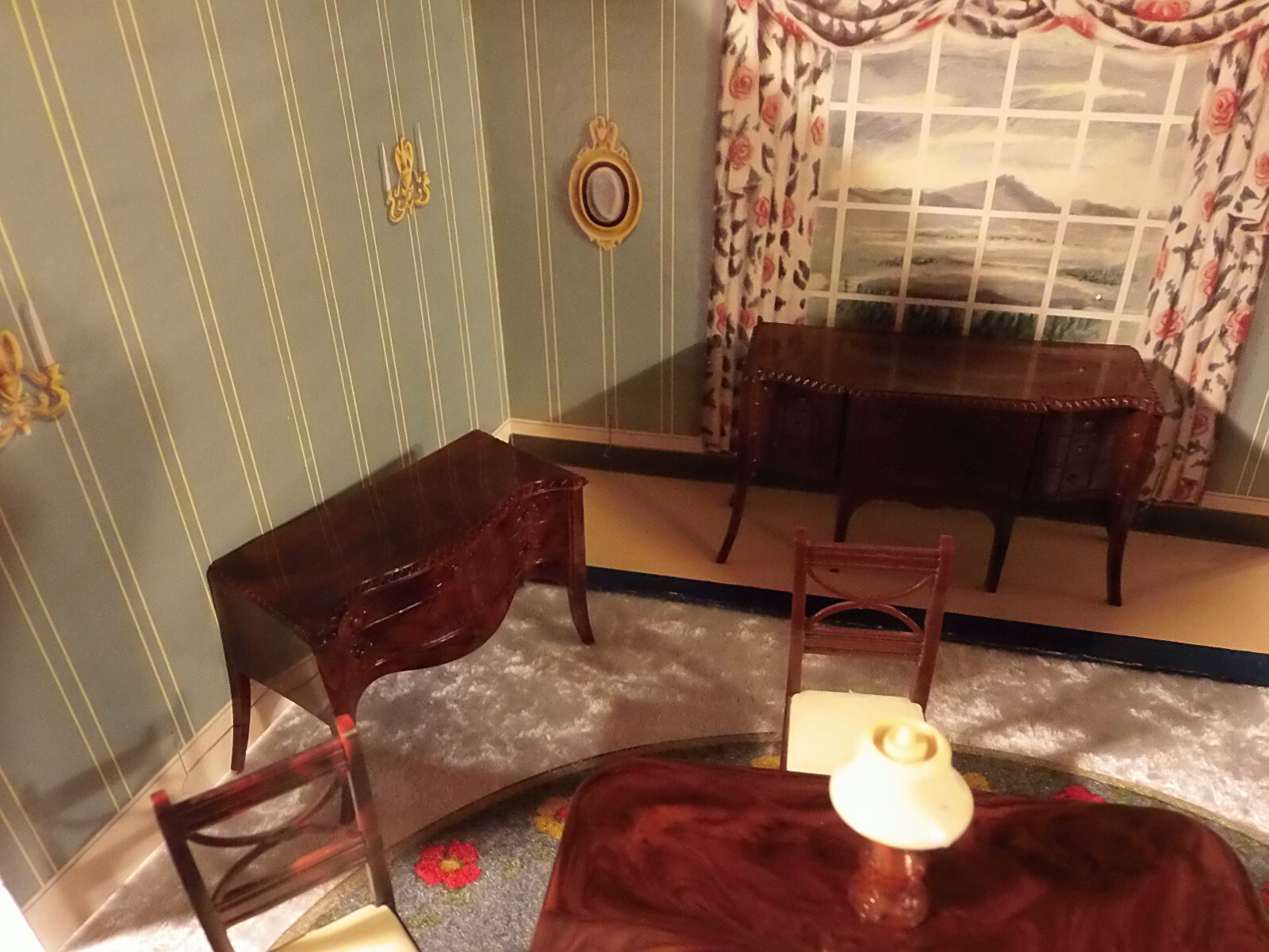 1946 Vintage Renwal Jolly Twins Dinning Room Set Furniture, Original