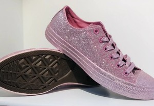 pink sparkle converse