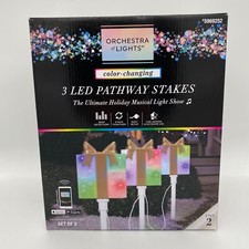 Gemmy Orchestra of Lights Multi-function Multi Color Christmas Outdoor Lights