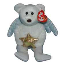 Ty Beanie Baby💜STAR THE ANGEL BEAR (GOLD STAR) 8.5" PLUSH New MWMT's