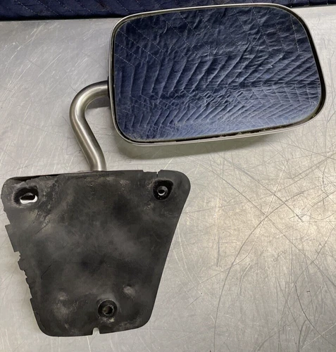 80-91 Chevy GMC Van 15 25 35 Passenger Side Swing Out Stainless Door Mirror OEM