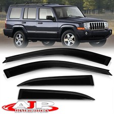 Window Visor Rain Guard Vent Sun Shade Deflector For 2006-2010 Jeep Commander Xk