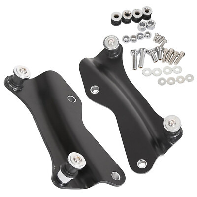 Stealthport Charging Port For Motorcycle VPZMT Detachable Mounting Luggage Rack Fits For 2009-2024 Harley Touring/Street Glide/Electra Glide/Road King/Road Glide/Rear Grab Handles Bracket Kit (Black Tender Connector