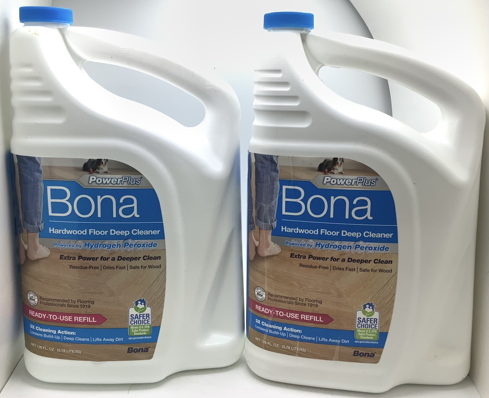 BONA HARDWOOD FLOOR DEEP CLEAN W/ HYDROGEN PEROXIDE 1 GAL EA LOT OF 2 eBay