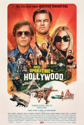 Once Upon a Time in Hollywood (2019) Movie Film POSTER Plakat   -57b