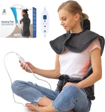 BOB AND BRAD  Heating Pad for Neck and Shoulder Full Body Electric Heating Pad