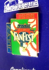 1998 FanFest July 7 pin AS All-Star Game Colorado Rockies MLB Fan Fest giveaway