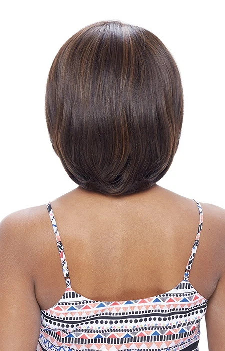 ILONEX - PELUCA ONDULADA MEZCLA CABELLO BRASILEÑA PARTE FRONTAL ENCAJE SEDA SUIZA VANESSA Foto 3 de 4