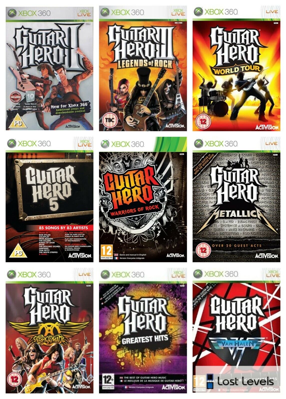kader Matig Verblinding Xbox 360 - Guitar Hero | World | 3 | van | 5 | Choose Your Game Multi- Listing | eBay