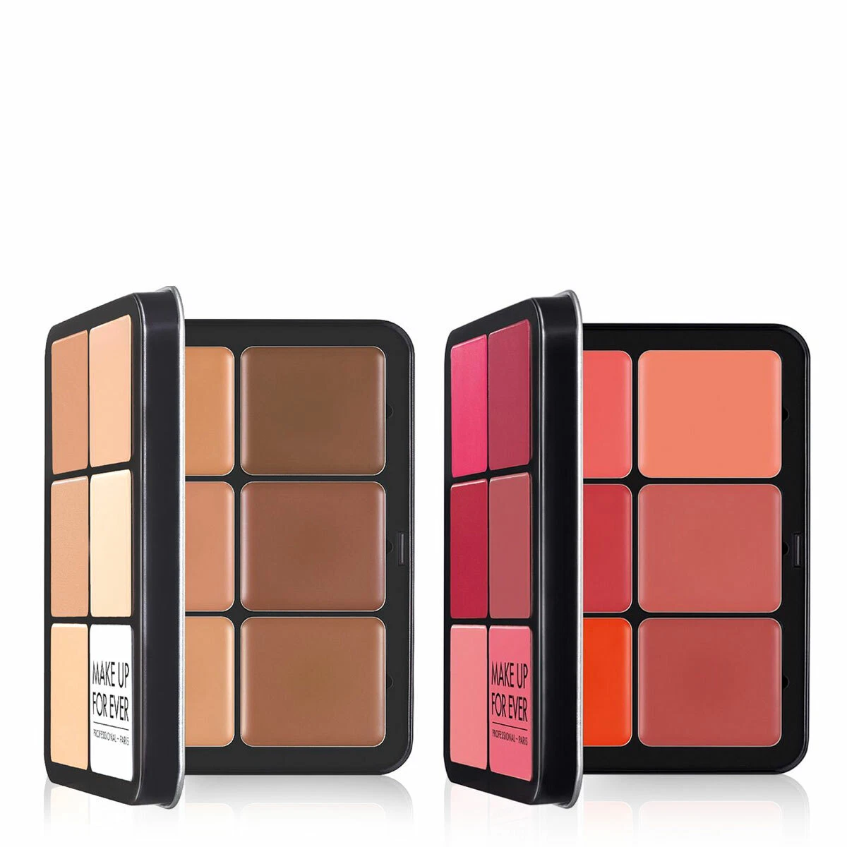 Ultra HD Foundation & Blush Palettes Kit by MAKE UP FOR EVER, 24  Shades