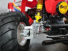 Aluminum Front Knuckle +Upright +Steering Arm Tamiya Monster Beetle Blackfoot