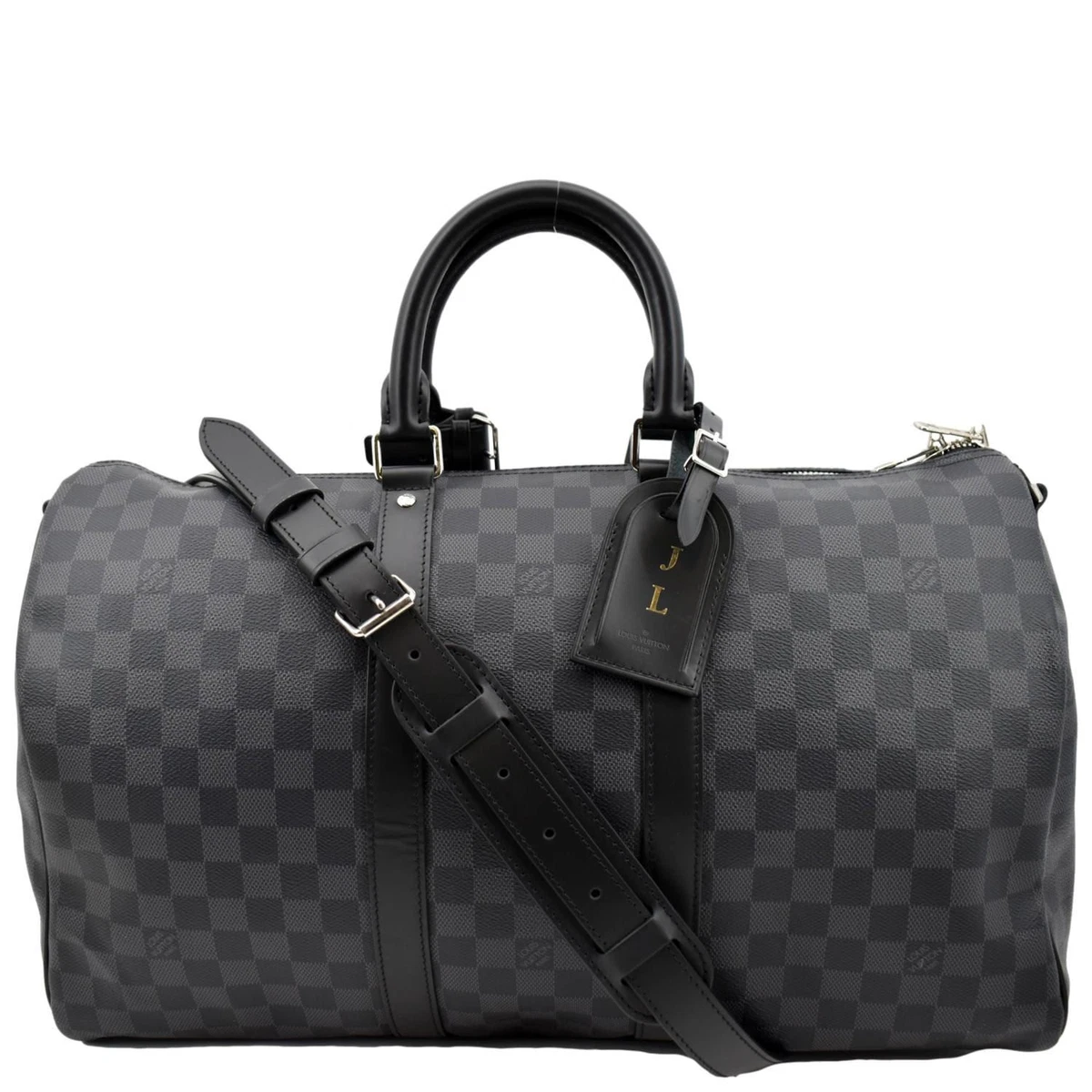 Louis Vuitton Damier Graphite Keepall Bandouliere 45 QJB0M2DYEB002