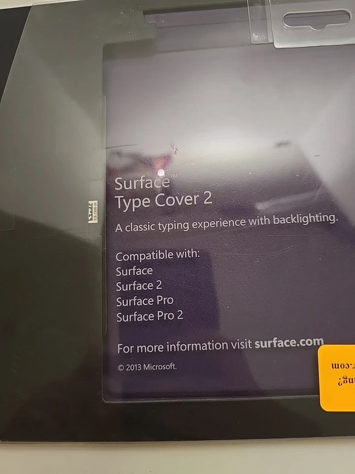 Microsoft Surface RT / 2 / Pro 1 / Pro 2 Type Cover PURPLE Keyboard - Image 3 of 4