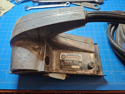 Rockwell Porter Cable Heavy Duty Block Plane 167 115V 2.5A Good Working Shape