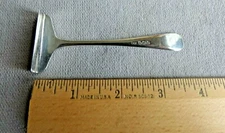 Vintage Edward Viner, Sheffield, UK, 1946 Sterling 4" Baby Food Pusher, Mono