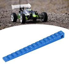 (Blue)Chassis Ride Height Gauge Aluminum Alloy 3‑10mm Rc Car Droop Gauge FF