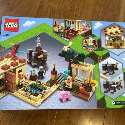 LEGO Minecraft 21160 The Illager Raid Set 562pcs Pillagers Ravager