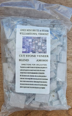 Andi Mini Brick and Stone Cut Stone Veneer in Blend Am0800