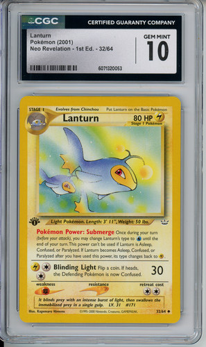 Lanturn (1st Edition) graded CGC 10 for sale on eBay