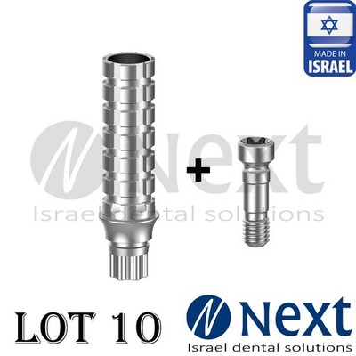 Lot x 10 Straight temporary abutment Straumann BLX compatible