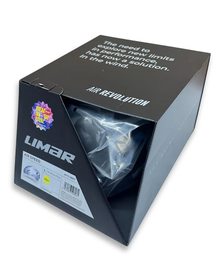 Casco de bicicleta Limar Air Speed MIPS - gris años 60, carretera/grava, talla L, nuevo en caja Foto 2 de 4