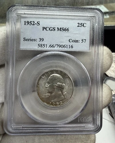 1952-S Washington Quarter — photo from the most recent tracked eBay sale