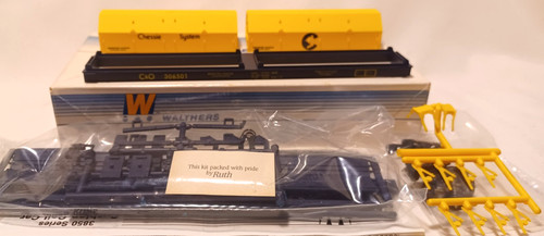 HO SCALE WALTHERS C&O CHESSIE Cojín Bobina Coche # 306501 ¡Nuevo kit en caja!! | Condition: New