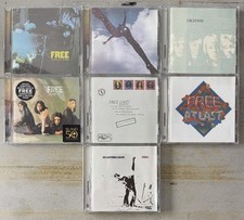 Free Island Remasters 7 CD Lot Paul Rodgers Bonus Tracks Fire Water Tons Sobs