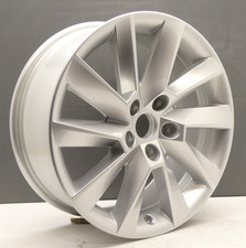 SKODA SUPERB SILVER STRATOS 17" ALLOY WHEEL RIM 7J ET40 3V0601025C8Z8 GENUINE X1
