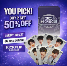 2025 TELECA K-POP Rookie • KickFlip Base Cards KF-001 to KF-036 Photocard