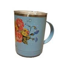 Pioneer Woman 12oz Insulated Stainless Steel Floral Travel Mug