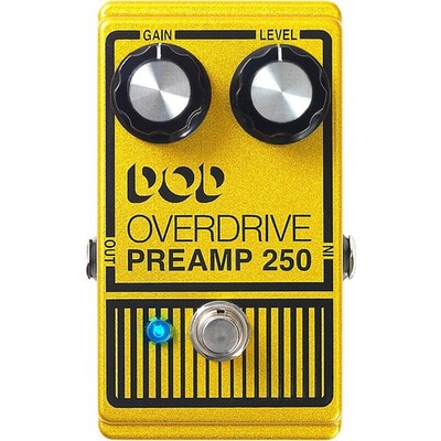 DOD Analog Overdrive Preamp 250 Guitar Effects Pedal with TrueBypass and LED