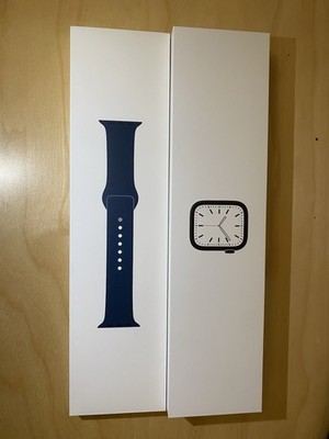 Apple Watch Series 7 Edelstahl Graphit, 45mm, LTE, Cellular, OVP