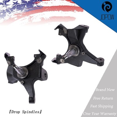 For Chevrolet Silverado C1500 1992-1998 1/2 Ton Standard Cab 2'' Drop Spindles