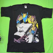 Vintage Marvel Comic Images Wolverine 1995 Feral Bone Claws T Shirt FOTL Large
