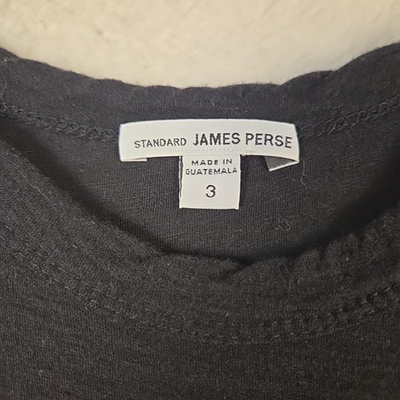 #ad James Perse Standard Black Tank Top Sz 3 $20.00