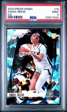2024 Panini Prizm WNBA Angel Reese #10 Ice RC PSA 9