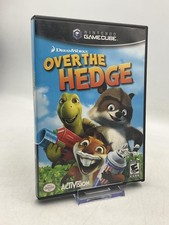 Over The Hedge Nintendo GameCube Game Blue Case 2006 DreamWorks Act Kids CTI