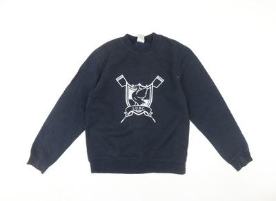 B&C Collection Pullover Logo Sweatshirt Damen Schwarz S