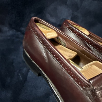 Allen Edmonds Bridgeton Loafers Mens Shoes 10 D Burgundy  display picture 1