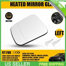 Driver Left Side Power Heated Mirror Glass Fits for Mercedes Benz 2008-2011 C300