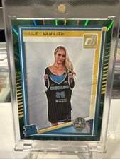 Hailey Van Lith Rated Rookie - 2025 Panini Donruss WNBA Green Laser SP #88 Sky