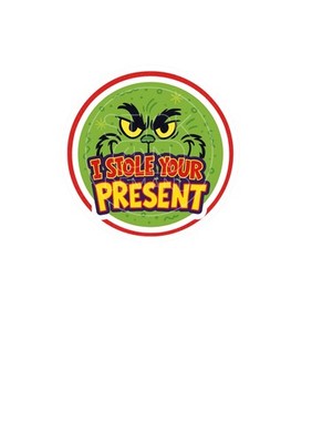 Weihnachtsgrinch Aufkleber - Weihnachtsaufkleber - 24 Sticker 