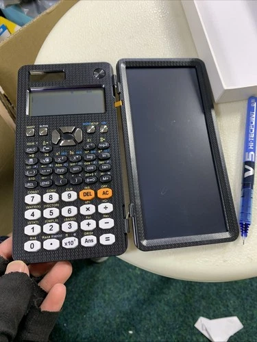 NEWYES 991ES Scientific Calculator with Writing Tablet, 417 Black **BROKEN COVER