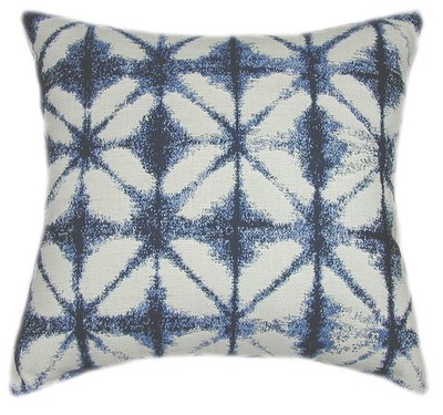 Sunbrella  Midori Indigo Indoor/Outdoor Pillow, Decorative Pillows, USA