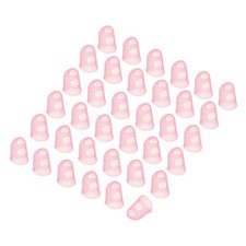 36Pcs Finger Tip Covers Small Cots Protectors Gloves Caps Pink