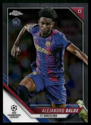 Alejandro Balde Rookie - 2021-22 Topps Chrome UCL #38