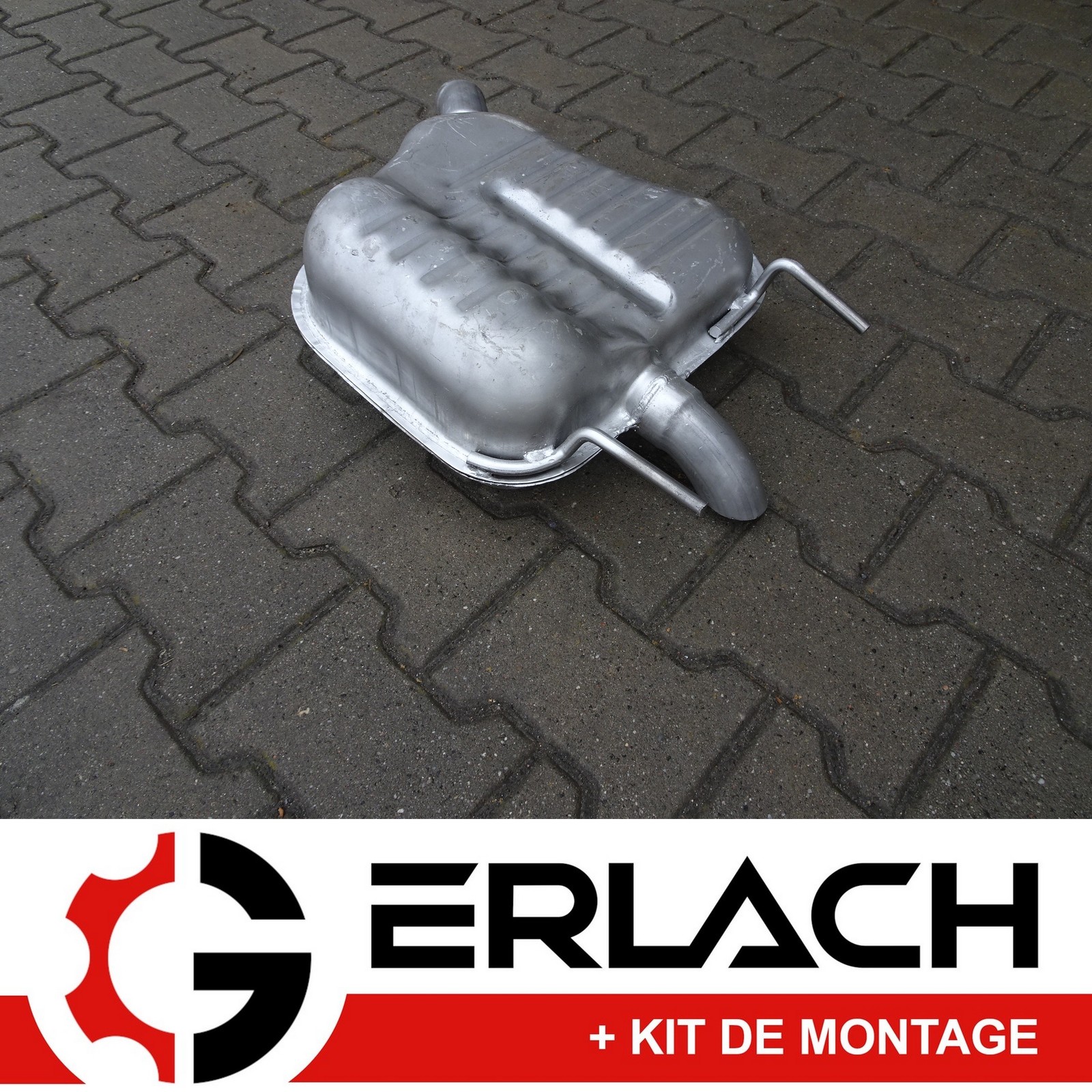 Silencieux arrière antibruit pour Opel Vectra C et Fiat Croma 2.2 DTi