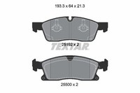 Textar Bremsbelagsatz, Scheibenbremse 2519202 FüR MERCEDES-BENZ