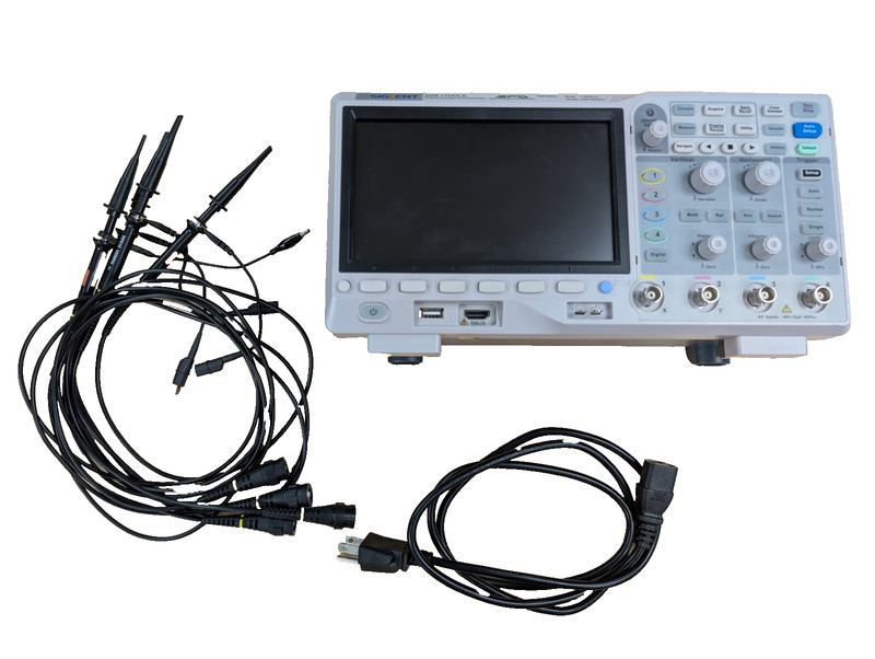 Siglent SDS1104X-E Digital Oscilloscope with 200MHz & All Other Upgrades